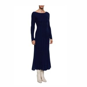 Mango Knit Sweater Dress
